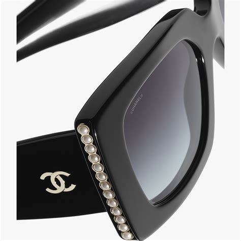 lentes chanel con perlas